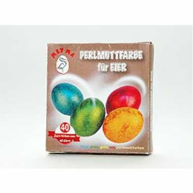 Paasei verf parelmoer voor ca. 40 eieren