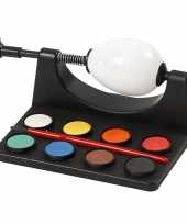 Eieren schilder set inclusief houder met verf en kwast